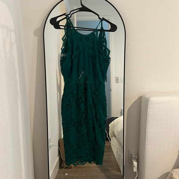H&M Dresses & Skirts - Teal H&M Lace Dress